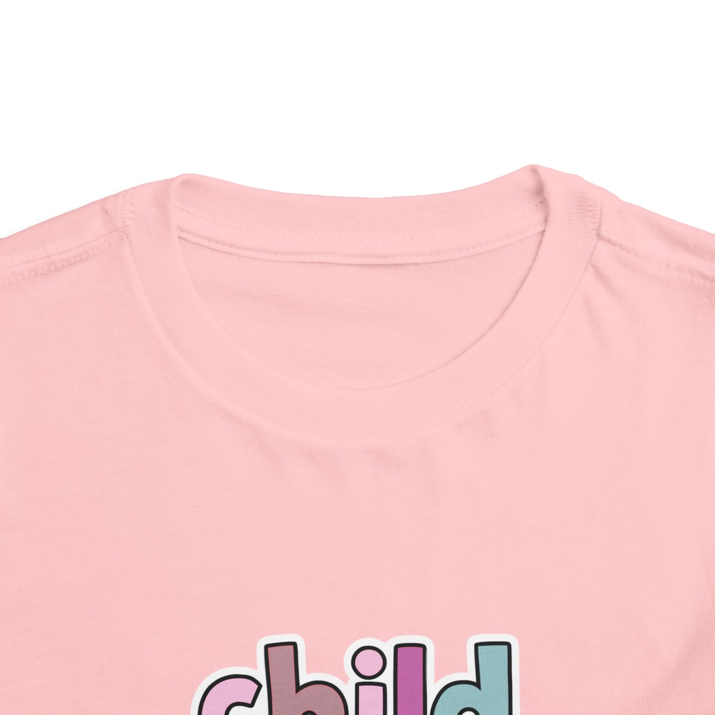 Toddler Tee - "Child of God" Pastel Faith Shirt