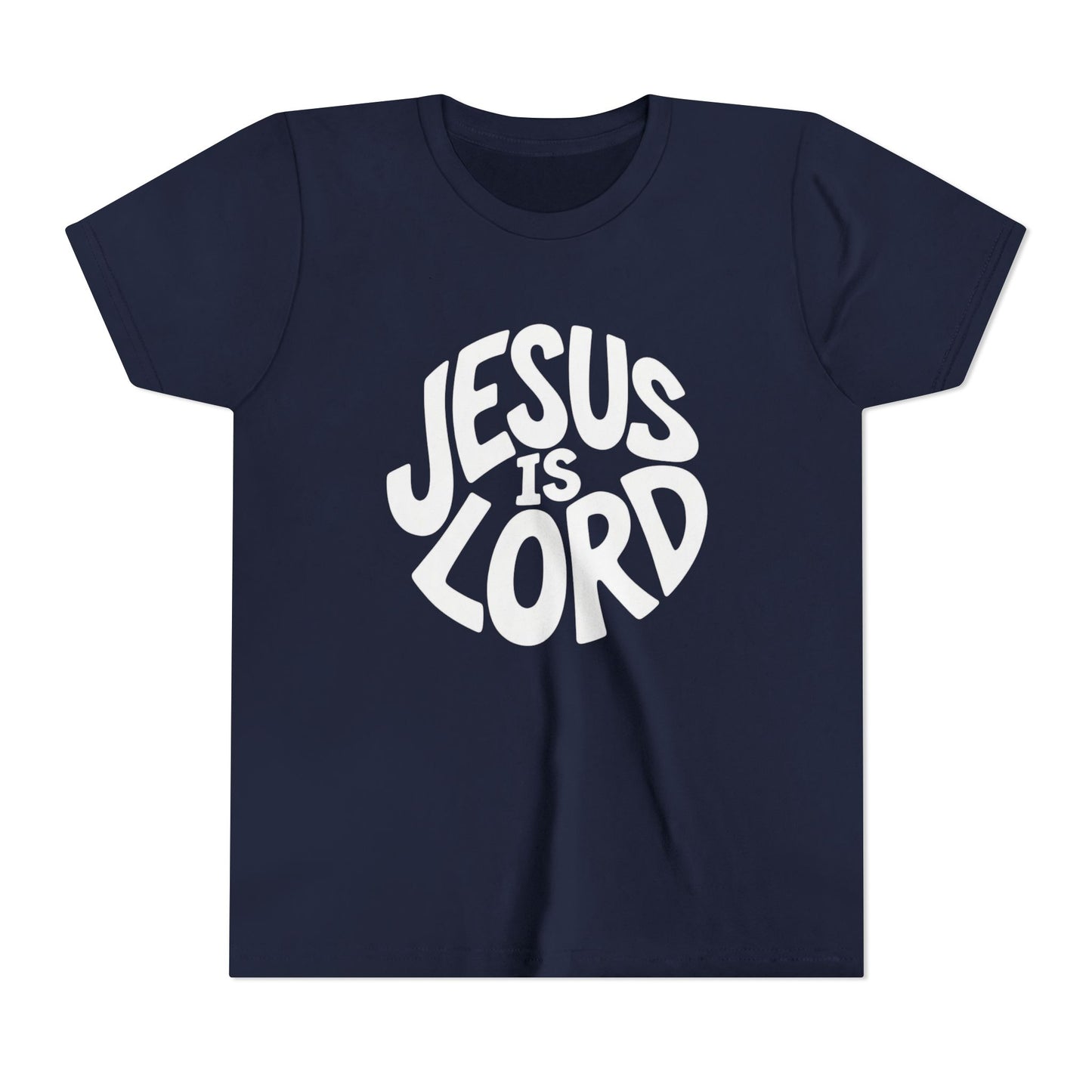 Jesus Is Lord youth tee | Christian faith kids shirt