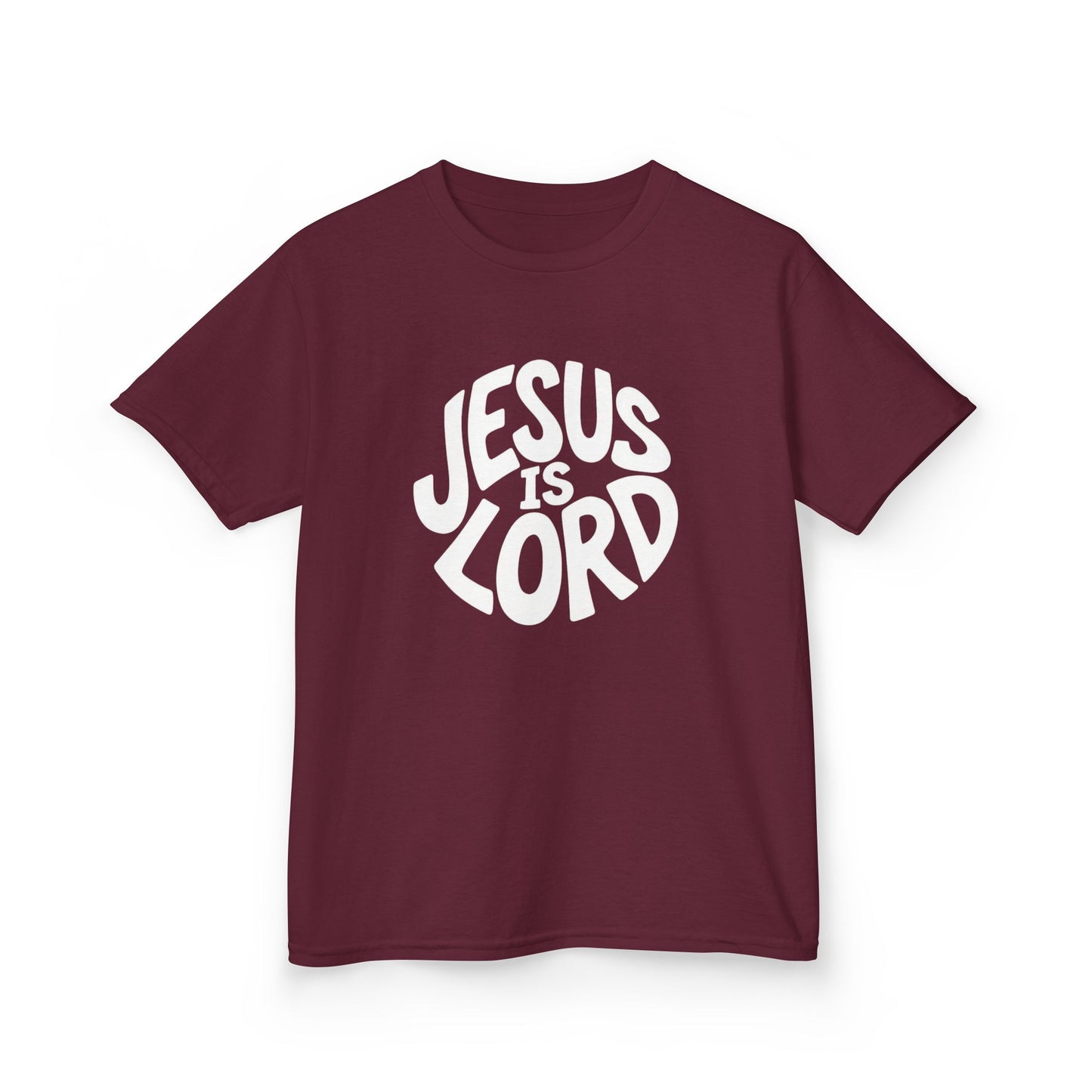 Jesus Is Lord Kids Tee | Christian Faith Shirt, Bible Verse Youth Top