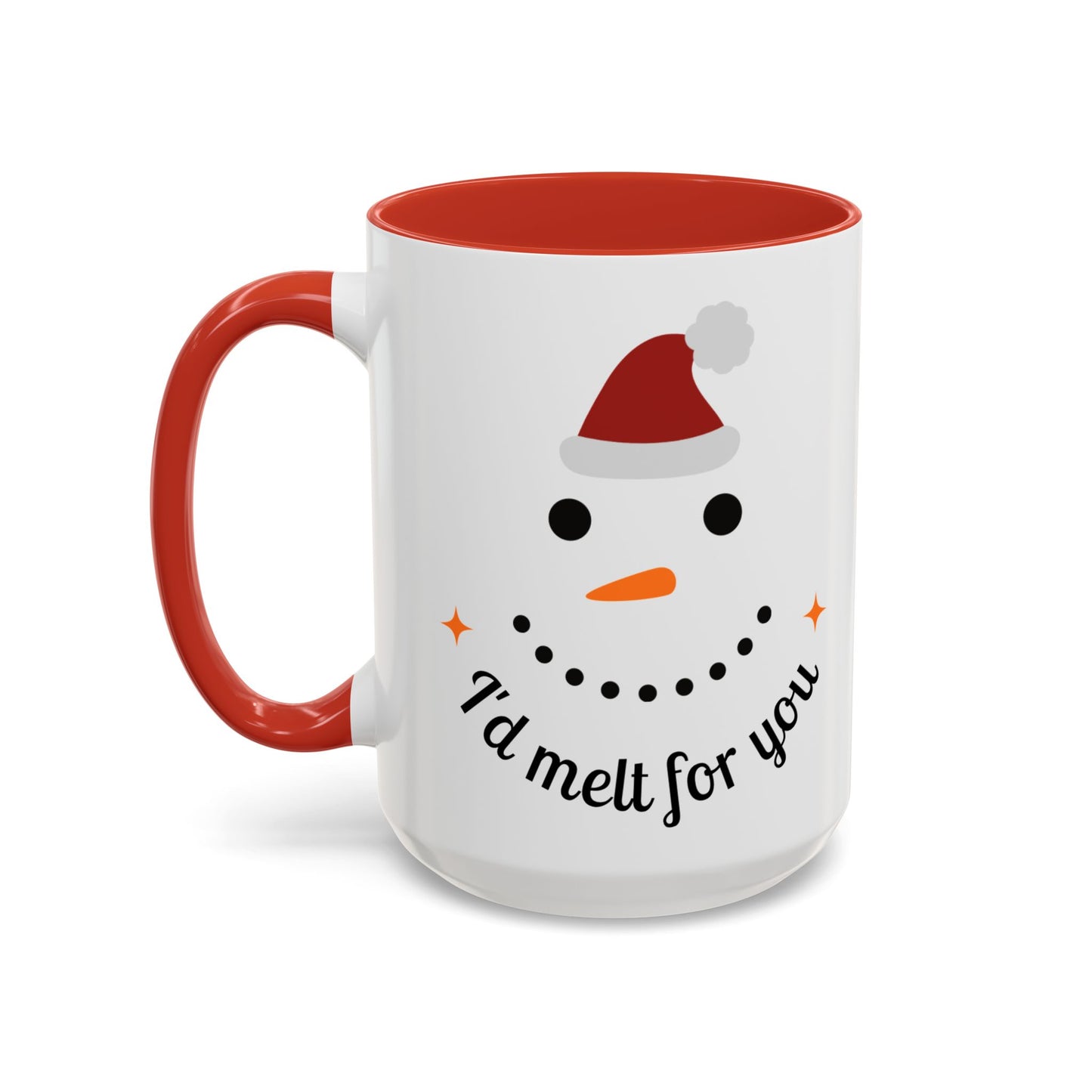 Snowman Coffee Mug - Cute Holiday Snowman Accent Mug (11/15oz)