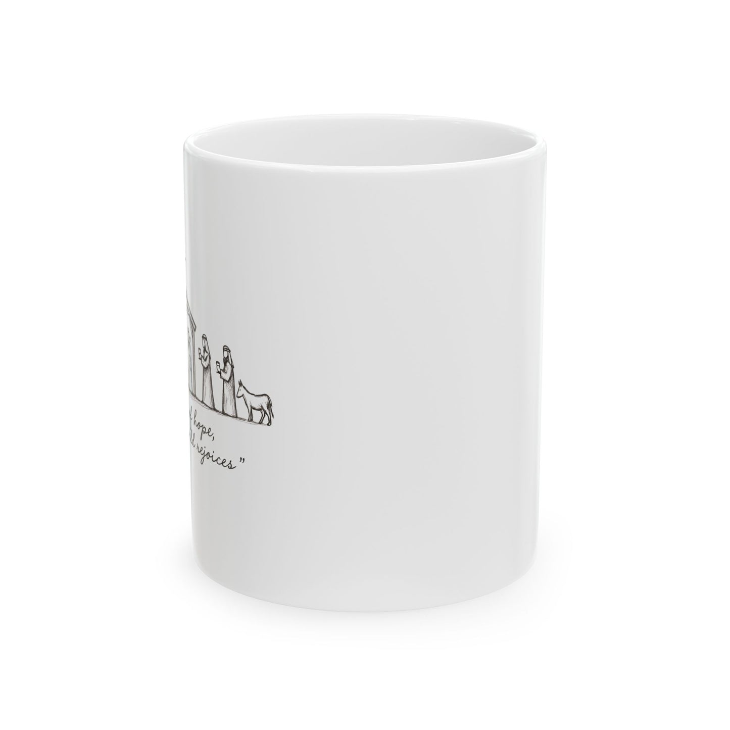 Nativity Scene Ceramic Mug, (11oz, 15oz)
