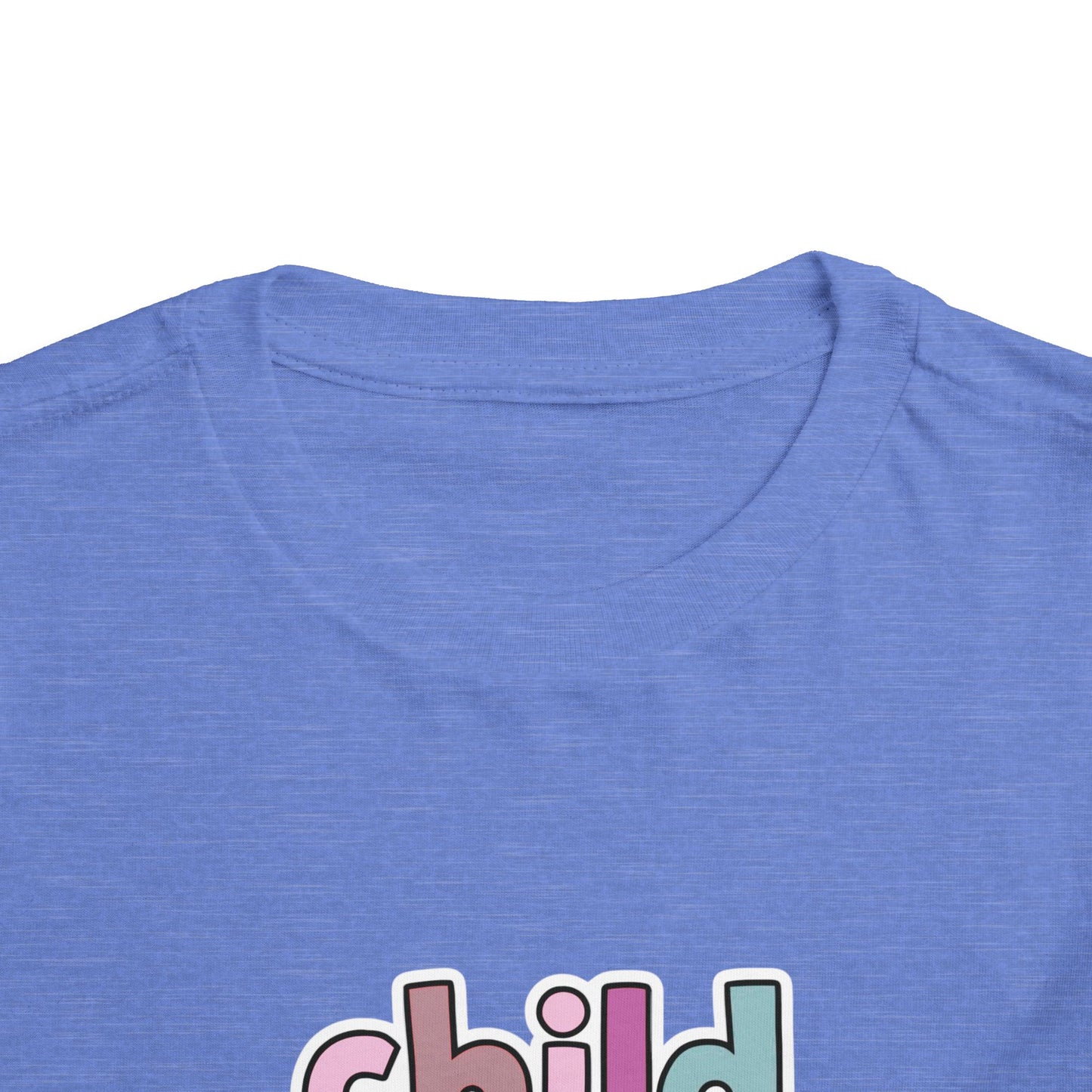 Toddler Tee - "Child of God" Pastel Faith Shirt