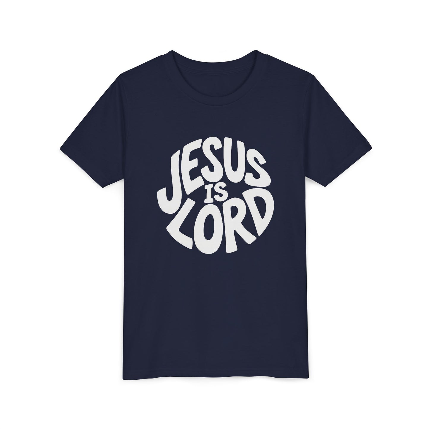 Jesus Is Lord youth tee | Christian faith kids shirt