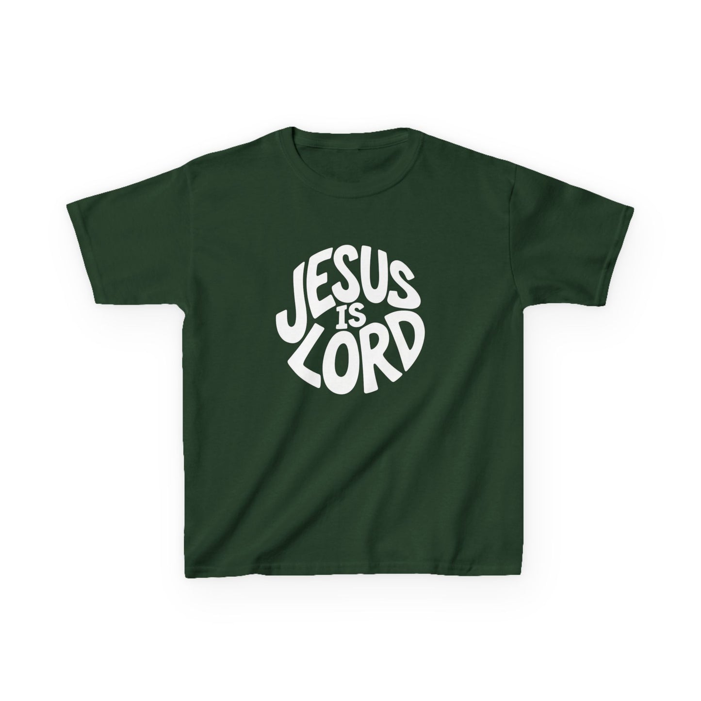 Jesus Is Lord Kids Tee | Christian Faith Shirt, Bible Verse Youth Top