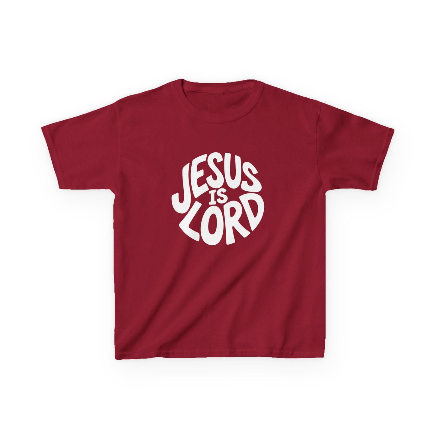 Jesus Is Lord Kids Tee | Christian Faith Shirt, Bible Verse Youth Top
