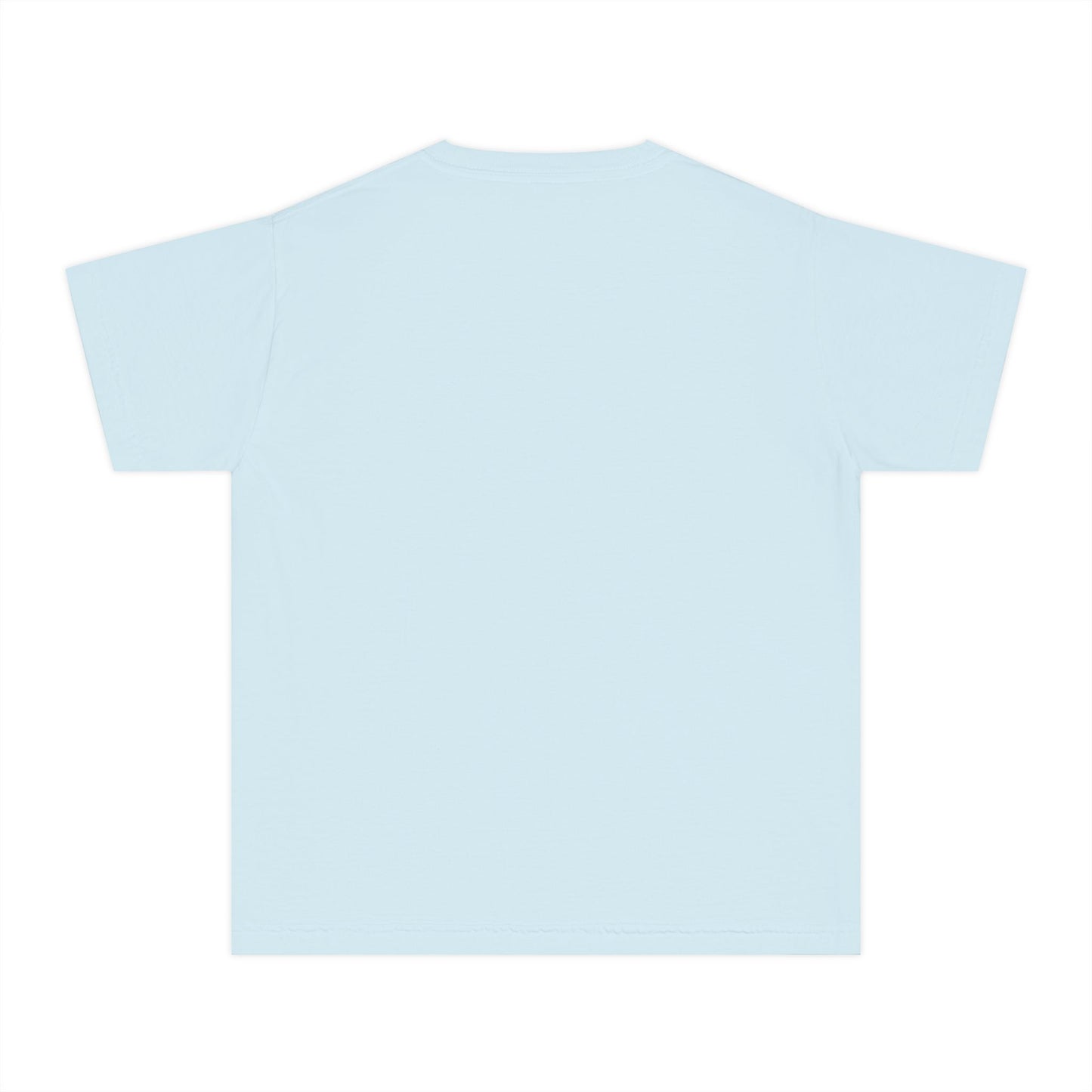 Youth T-Shirt — Colorful Softball with Pink Bow Graphic