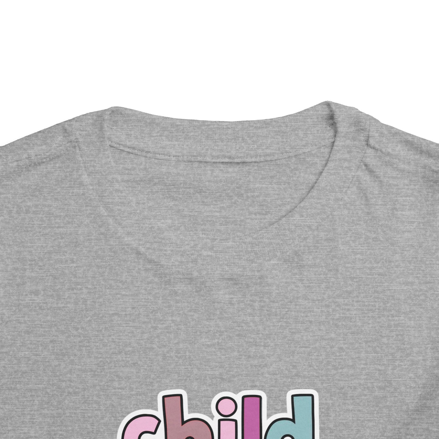 Toddler Tee - "Child of God" Pastel Faith Shirt