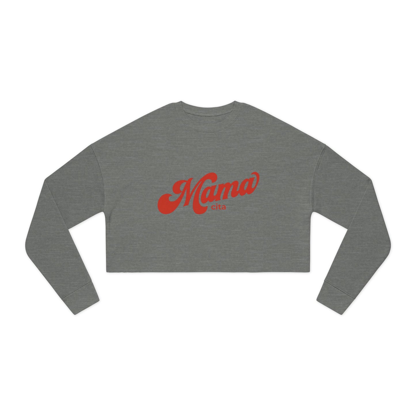 Mamacita Cropped Sweatshirt — Retro Script Mom Pullover