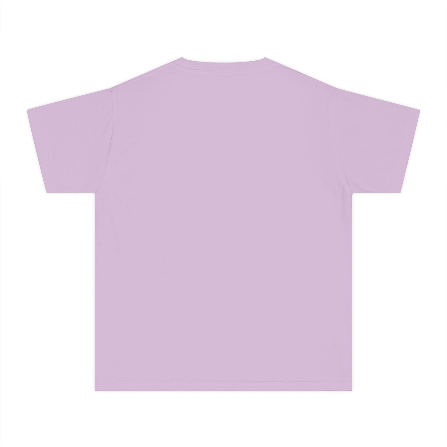 Youth T-Shirt — Colorful Softball with Pink Bow Graphic