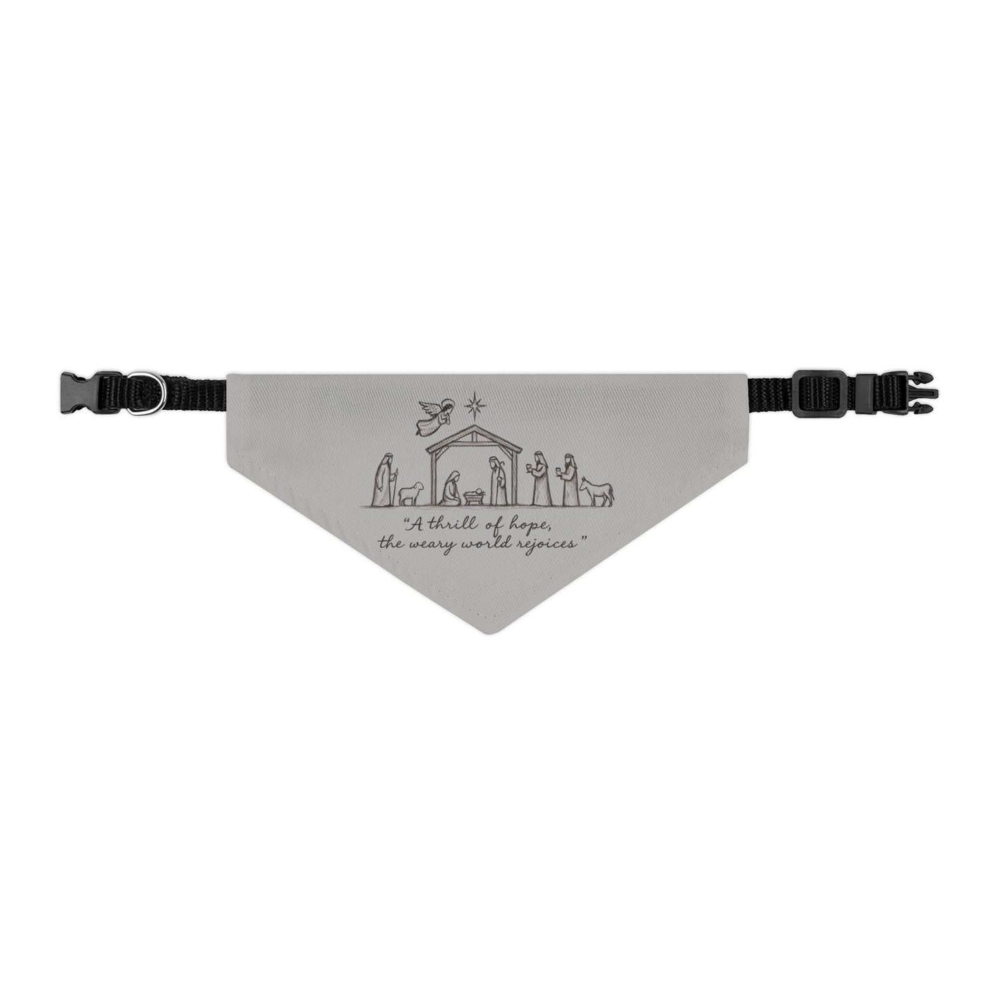 Pet Bandana Collar — 'A Thrill of Hope' Animal Bandana for Dogs & Cats