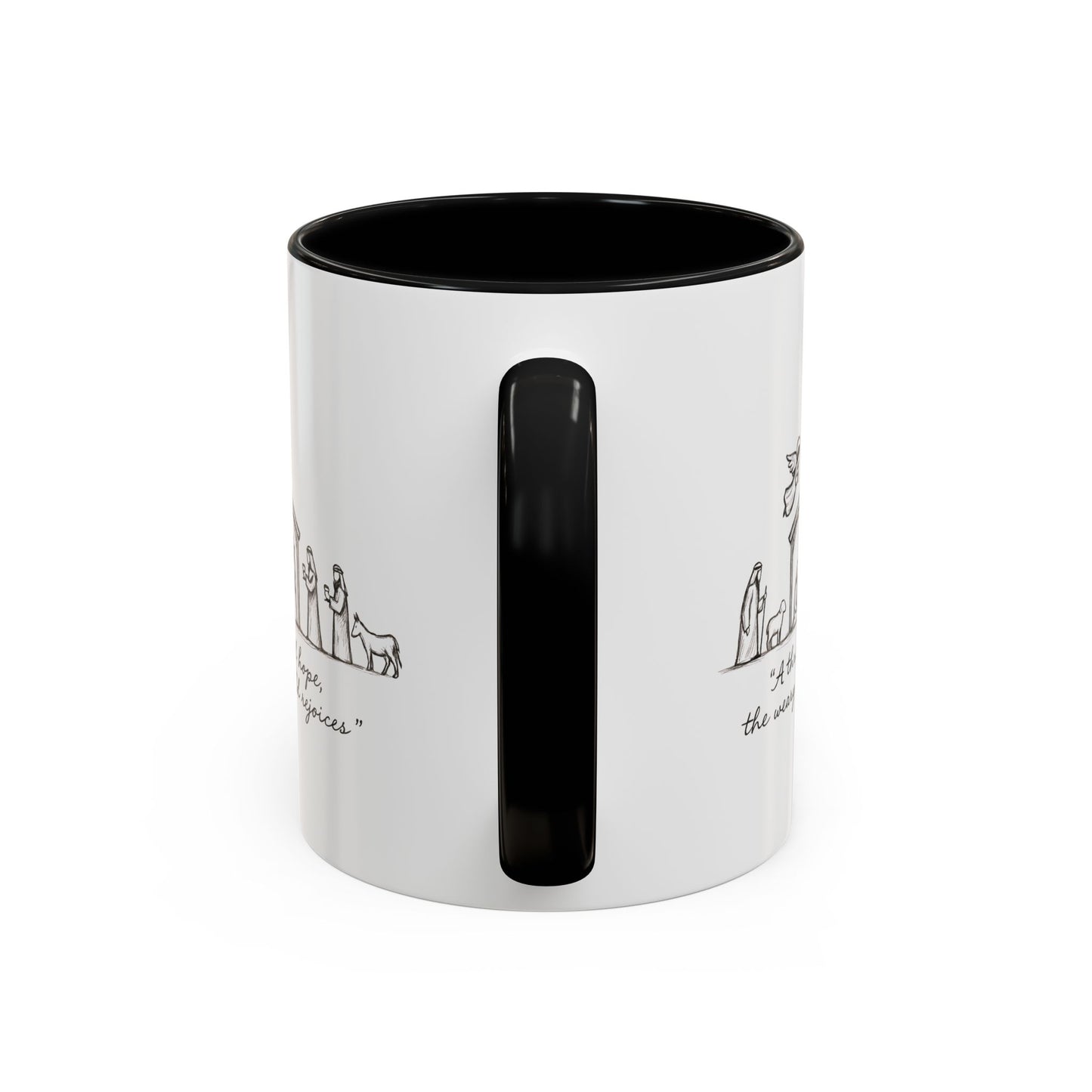 Nativity Coffee Mug – “A thrill of hope, the weary world rejoices”