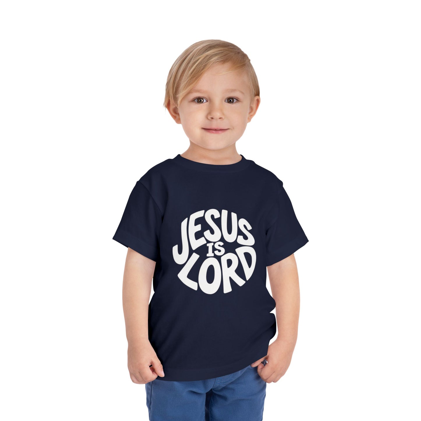 Jesus Is Lord toddler tee | Christian kids shirt, faith graphic