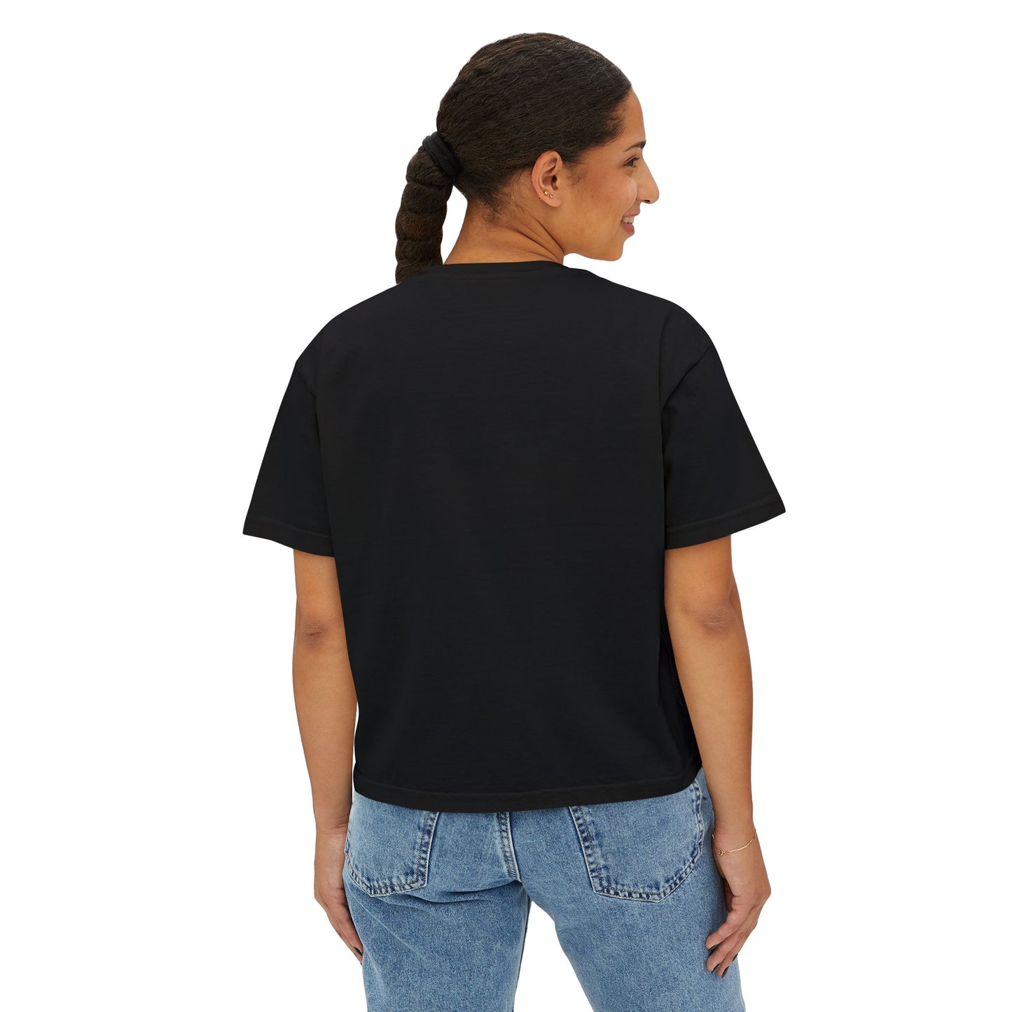 Make Heaven Crowded Women's Boxy Tee — Christian Faith Inspirational Shirt