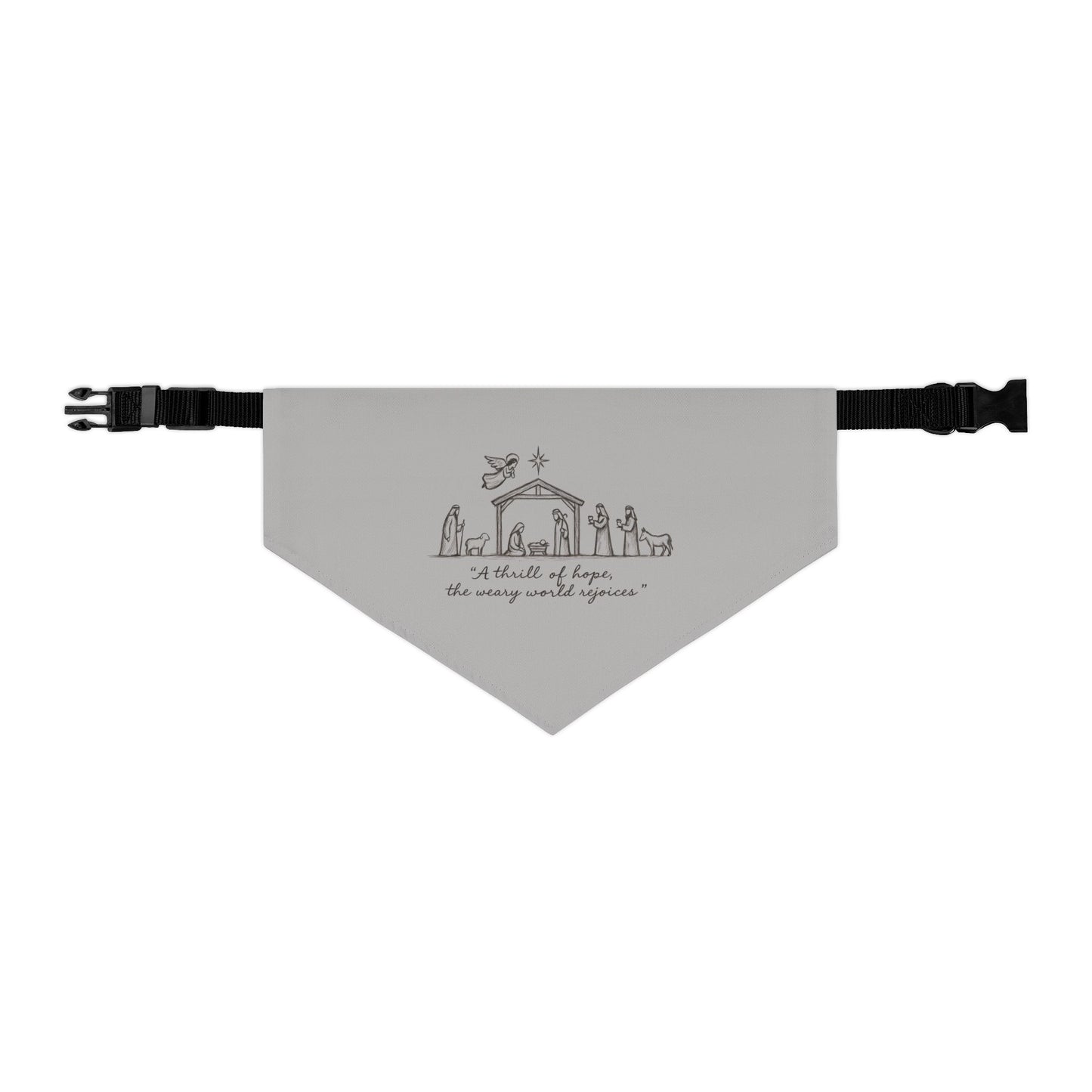 Pet Bandana Collar — 'A Thrill of Hope' Animal Bandana for Dogs & Cats
