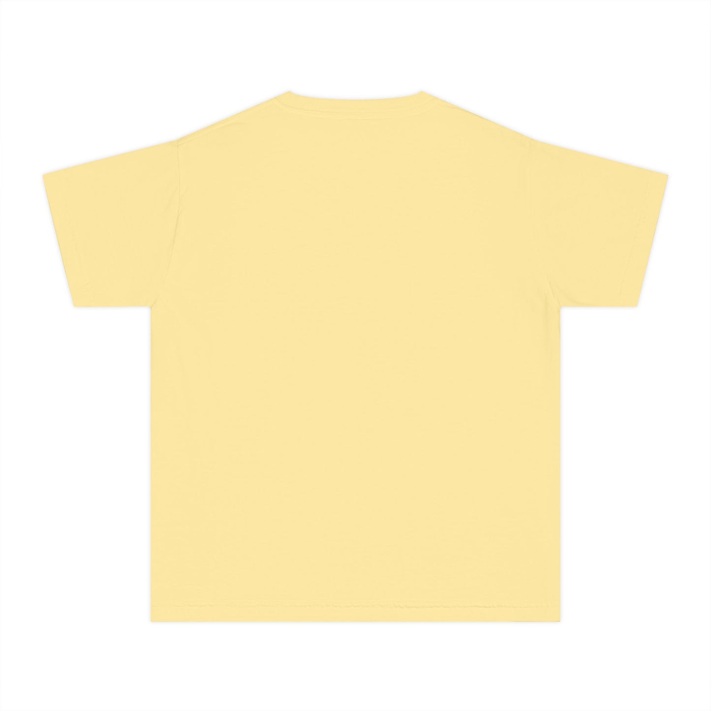 Youth T-Shirt — Colorful Softball with Pink Bow Graphic