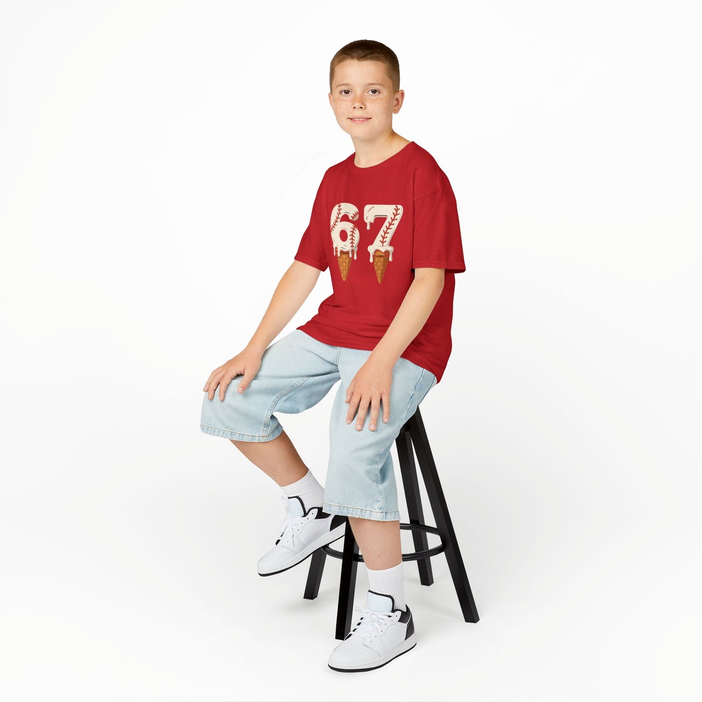 Baseball Drip 67 Kids Heavy Cotton™ Tee