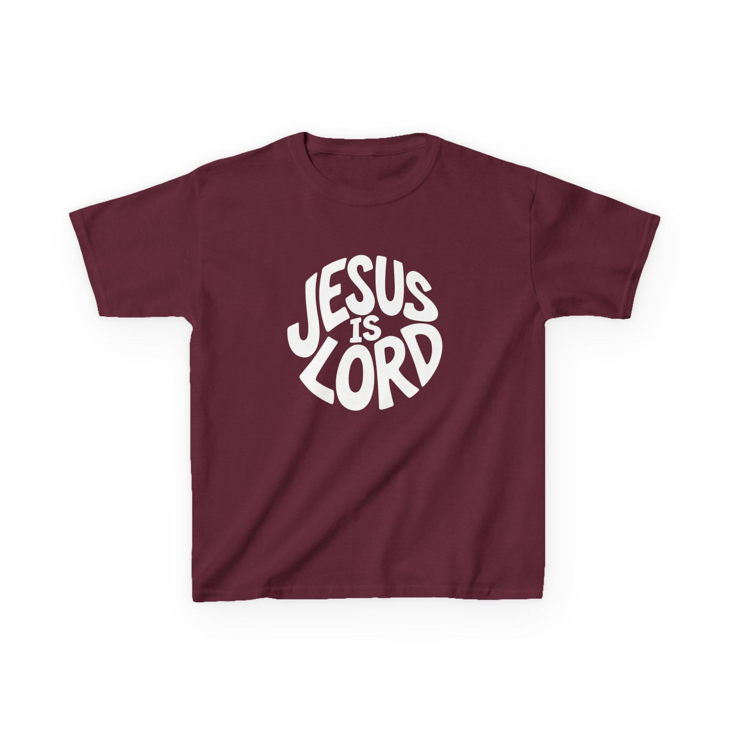 Jesus Is Lord Kids Tee | Christian Faith Shirt, Bible Verse Youth Top