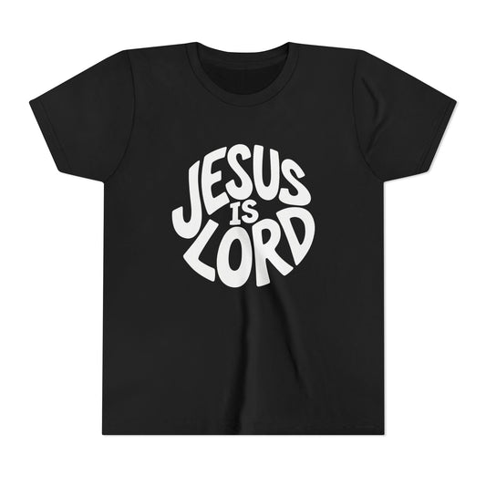 Jesus Is Lord youth tee | Christian faith kids shirt