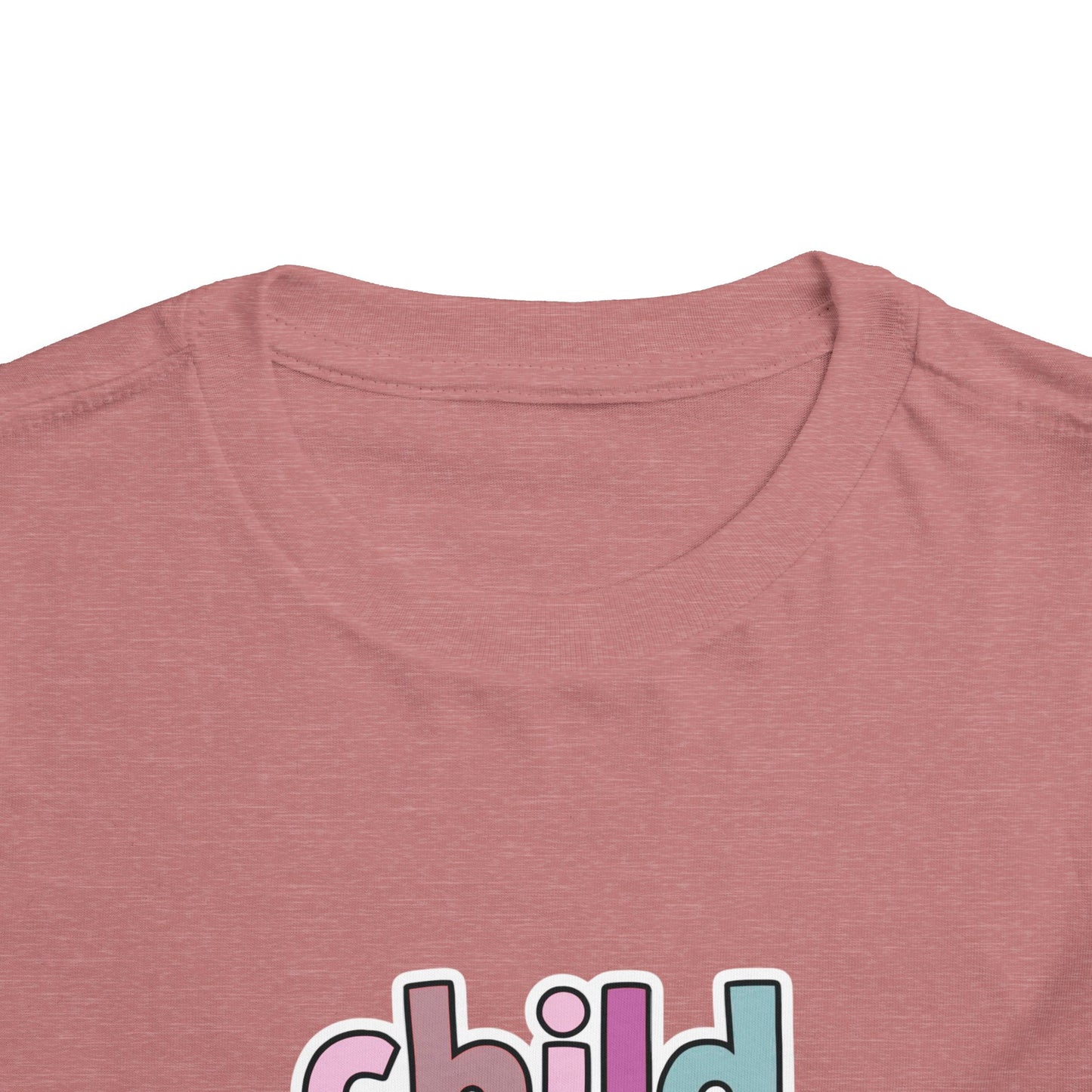 Toddler Tee - "Child of God" Pastel Faith Shirt