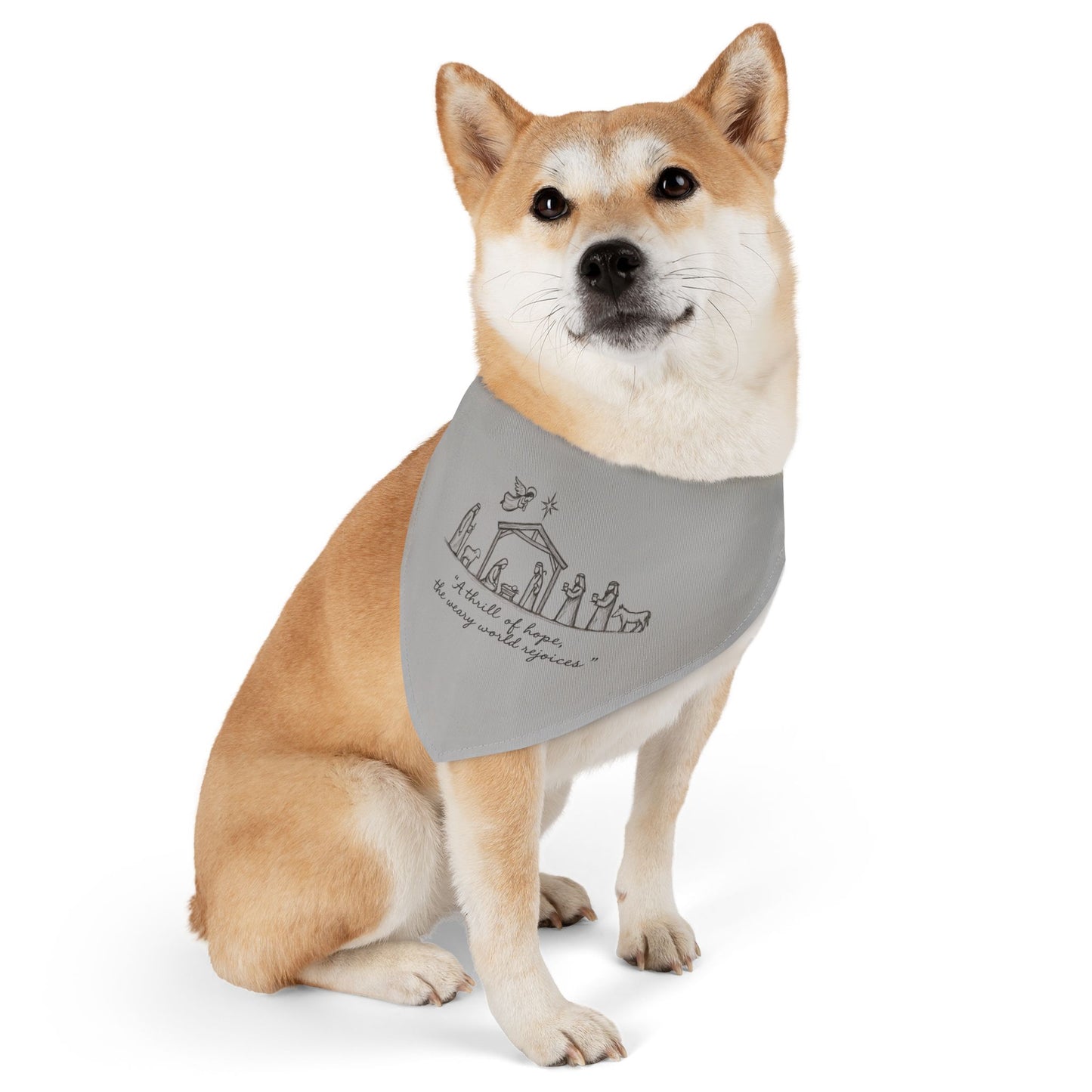 Pet Bandana Collar — 'A Thrill of Hope' Animal Bandana for Dogs & Cats