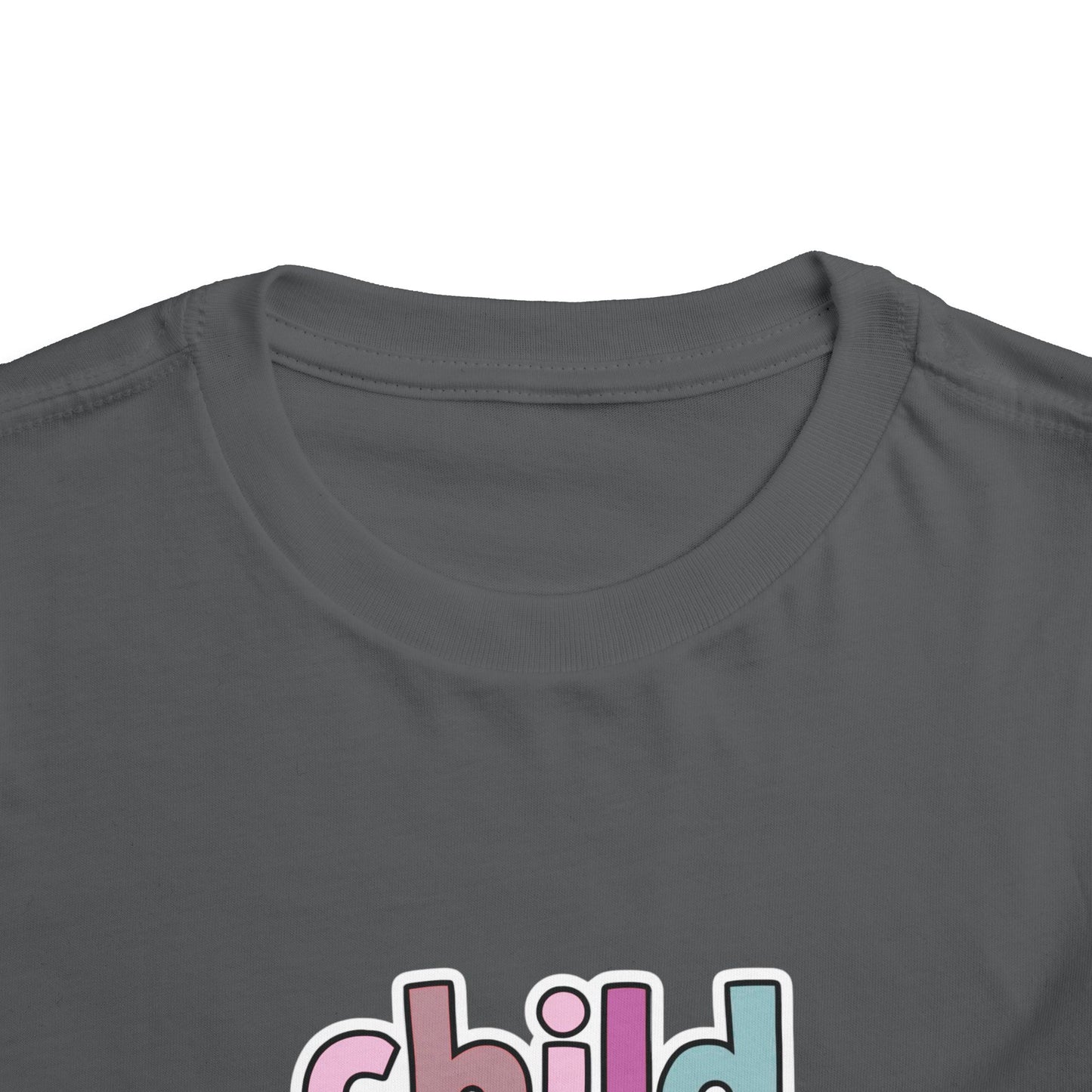 Toddler Tee - "Child of God" Pastel Faith Shirt