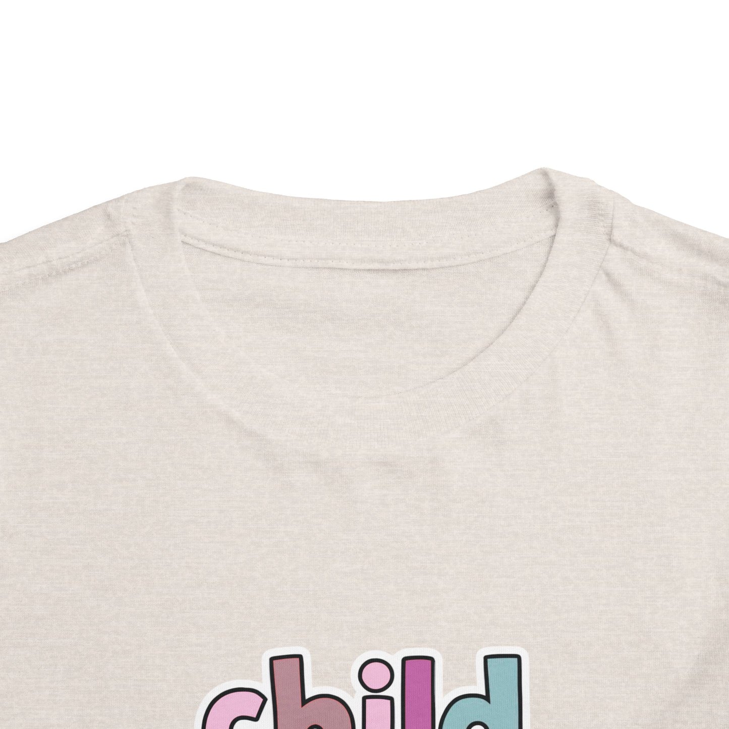 Toddler Tee - "Child of God" Pastel Faith Shirt