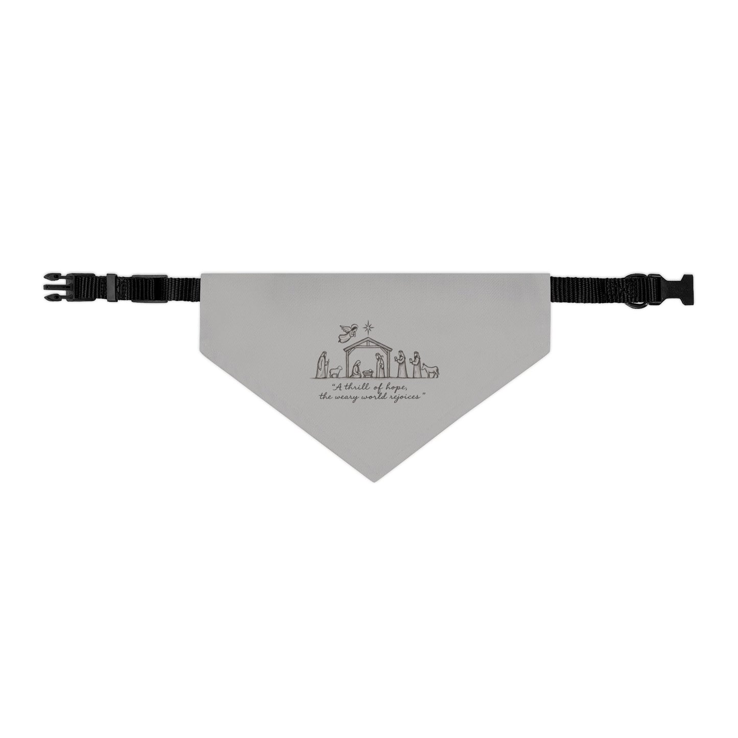 Pet Bandana Collar — 'A Thrill of Hope' Animal Bandana for Dogs & Cats