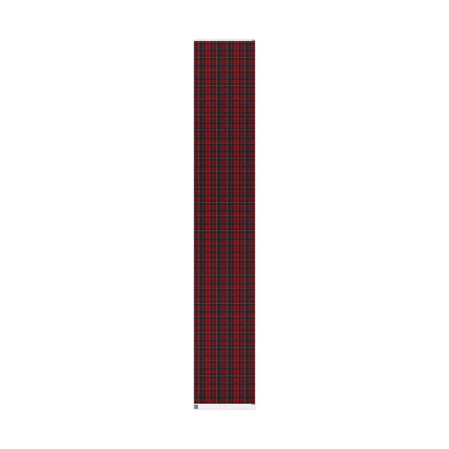 Trendy Plaid Wrapping Paper Roll — Traditional Red & Green Holiday Gift Wrap