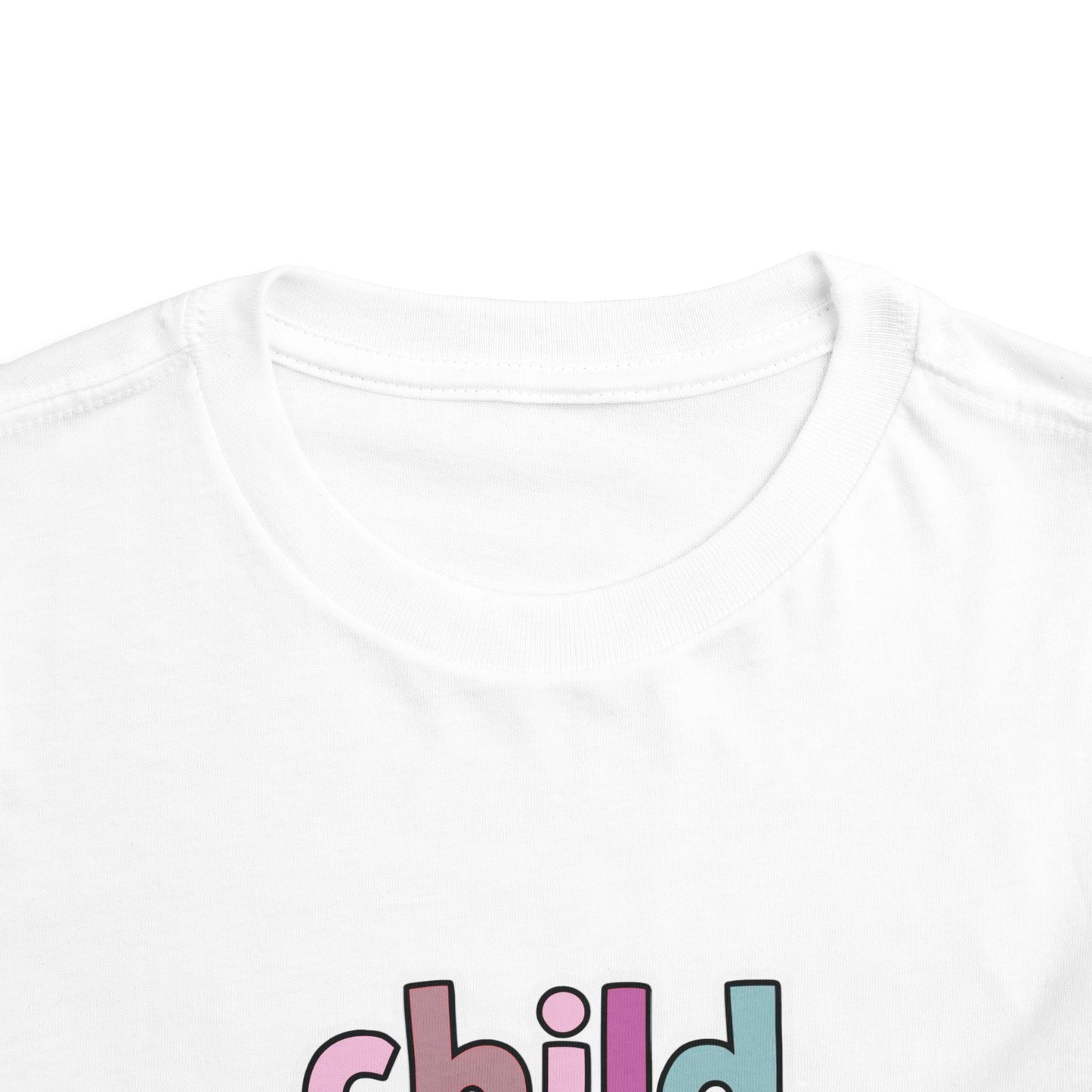 Toddler Tee - "Child of God" Pastel Faith Shirt