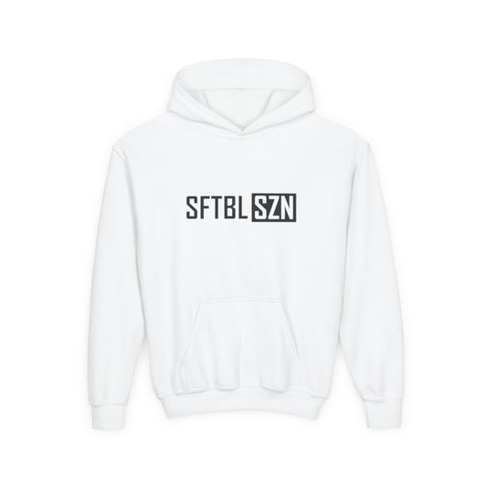 SFTBL SZN Youth Hoodie – Softball Season Pullover for Kids