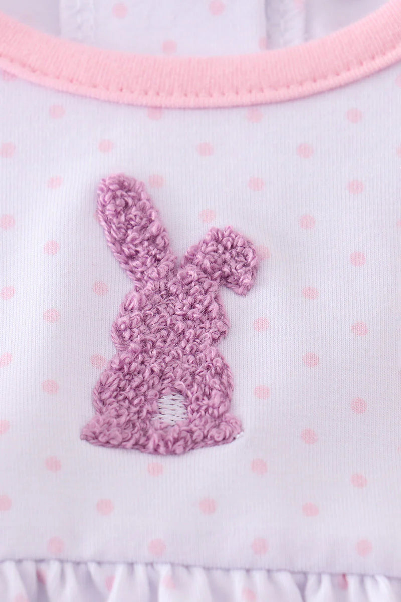 Premium Pink Bunny Bow Bubble