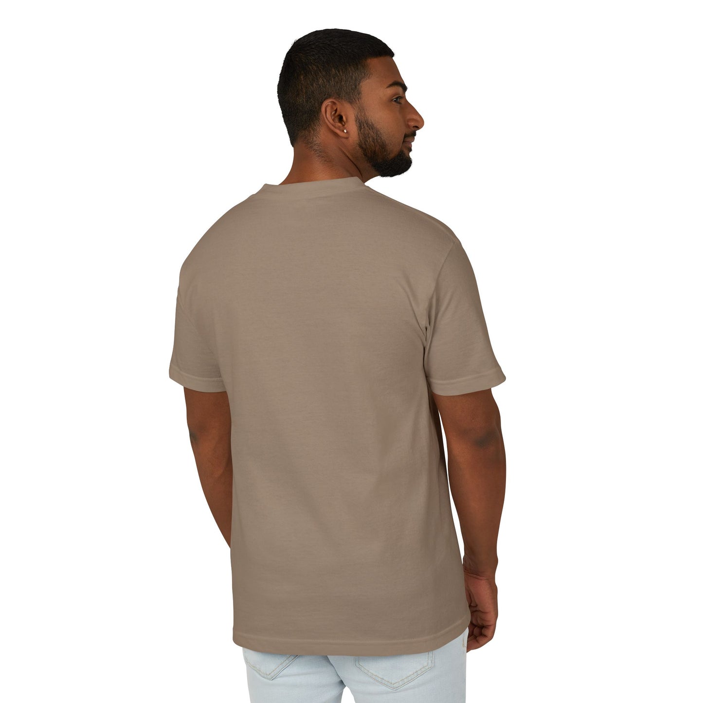 Christian Tee — "All Hail King Jesus" Cross Graphic Cotton Shirt