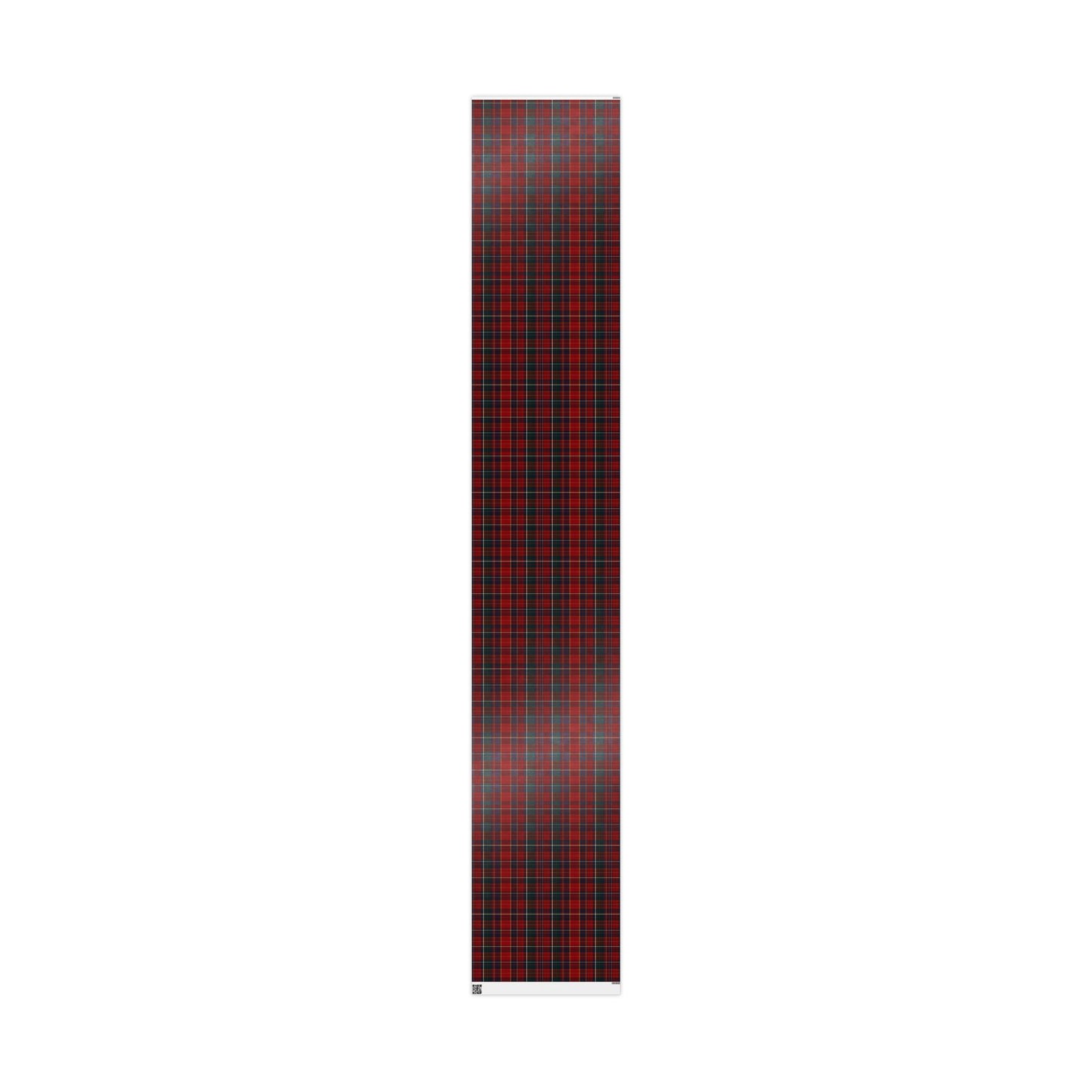 Trendy Plaid Wrapping Paper Roll — Traditional Red & Green Holiday Gift Wrap