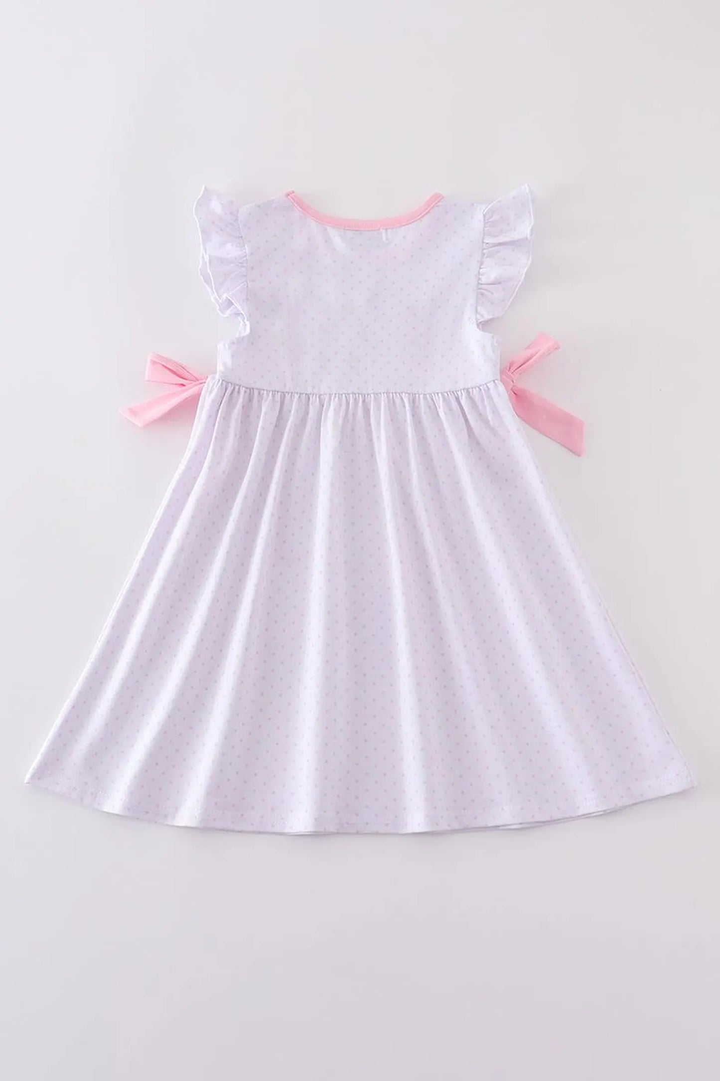 Premium Pink Bunny Bow Dress